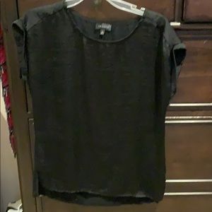The Limited short sleeve Black blouse